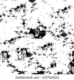 Vector grunge overlay texture. Black and white background