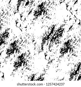 Vector grunge overlay texture. Black and white background