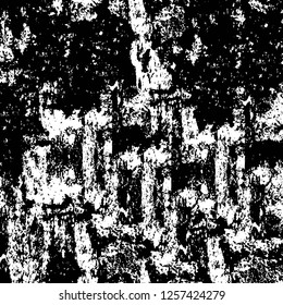 Vector grunge overlay texture. Black and white background