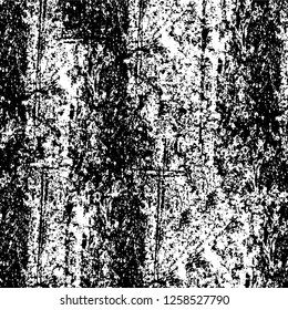 Vector grunge overlay texture. Black and white background