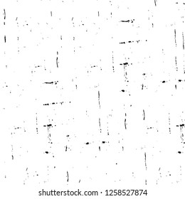 Vector grunge overlay texture. Black and white background