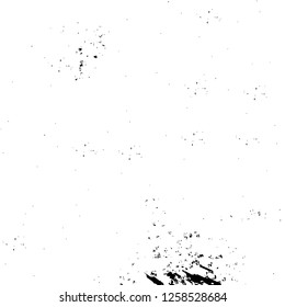 Vector grunge overlay texture. Black and white background
