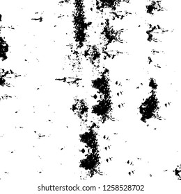 Vector grunge overlay texture. Black and white background