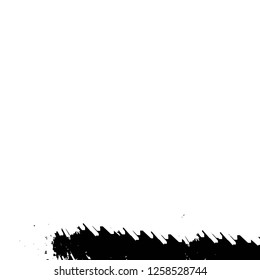 Vector grunge overlay texture. Black and white background