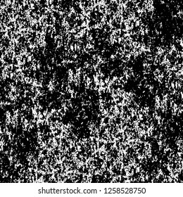 Vector grunge overlay texture. Black and white background