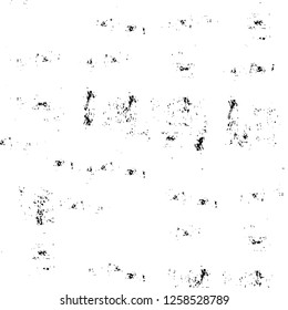 Vector grunge overlay texture. Black and white background