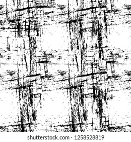 Vector grunge overlay texture. Black and white background