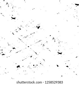 Vector grunge overlay texture. Black and white background