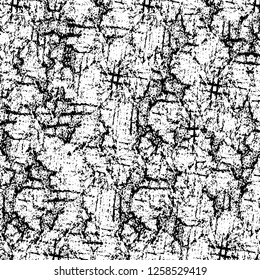 Vector grunge overlay texture. Black and white background