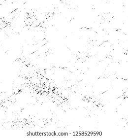 Vector grunge overlay texture. Black and white background