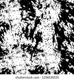 Vector grunge overlay texture. Black and white background