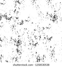 Vector grunge overlay texture. Black and white background