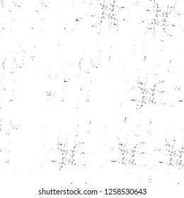 Vector grunge overlay texture. Black and white background
