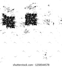 Vector grunge overlay texture. Black and white background