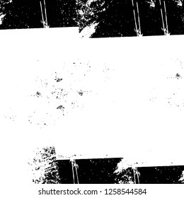 Vector grunge overlay texture. Black and white background