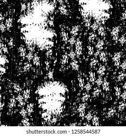 Vector grunge overlay texture. Black and white background