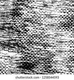 Vector grunge overlay texture. Black and white background