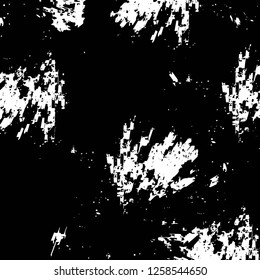 Vector grunge overlay texture. Black and white background