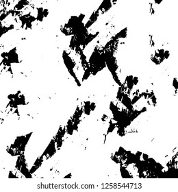 Vector grunge overlay texture. Black and white background