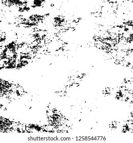 Vector grunge overlay texture. Black and white background