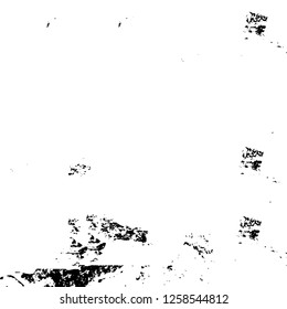 Vector grunge overlay texture. Black and white background