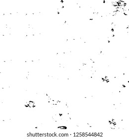 Vector grunge overlay texture. Black and white background