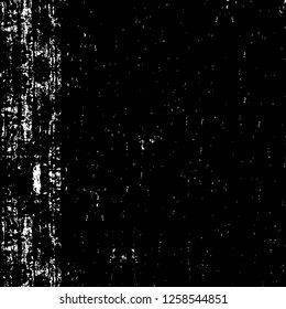 Vector grunge overlay texture. Black and white background