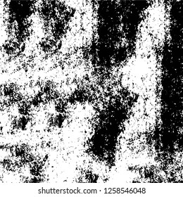 Vector grunge overlay texture. Black and white background