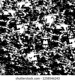 Vector grunge overlay texture. Black and white background