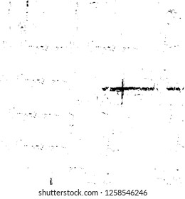 Vector grunge overlay texture. Black and white background