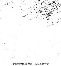 Vector grunge overlay texture. Black and white background