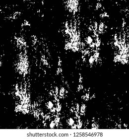 Vector grunge overlay texture. Black and white background