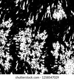 Vector grunge overlay texture. Black and white background