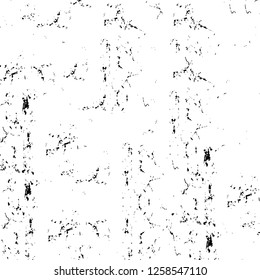 Vector grunge overlay texture. Black and white background