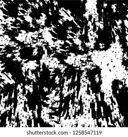 Vector grunge overlay texture. Black and white background