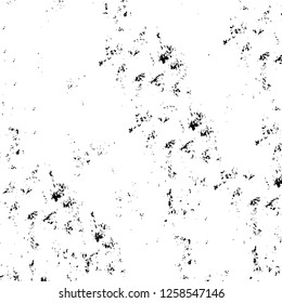 Vector grunge overlay texture. Black and white background