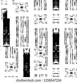 Vector grunge overlay texture. Black and white background