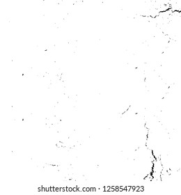 Vector grunge overlay texture. Black and white background