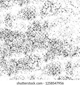 Vector grunge overlay texture. Black and white background