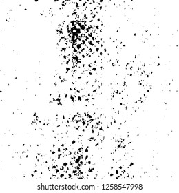Vector grunge overlay texture. Black and white background