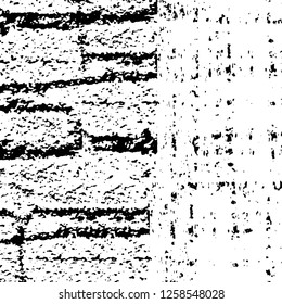 Vector grunge overlay texture. Black and white background