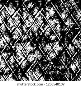 Vector grunge overlay texture. Black and white background