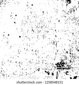 Vector grunge overlay texture. Black and white background
