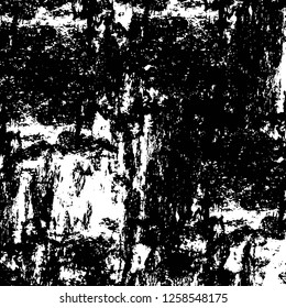 Vector grunge overlay texture. Black and white background