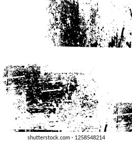 Vector grunge overlay texture. Black and white background