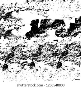 Vector grunge overlay texture. Black and white background