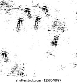 Vector grunge overlay texture. Black and white background