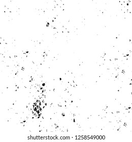 Vector grunge overlay texture. Black and white background