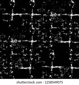 Vector grunge overlay texture. Black and white background