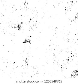 Vector grunge overlay texture. Black and white background